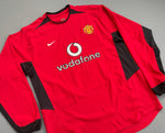 Manchester United 2002-04 Long sleeve Home shirt Ronaldo 7 Size L (Mint)