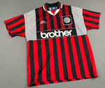 Manchester City 1994-96 away shirt size L (Mint)