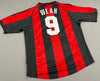AC Milan 1998/00 Player Issue Home shirt '9 Weah' size L (Excellent)