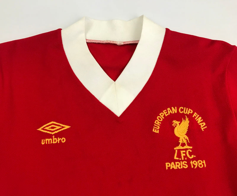 Liverpool 1981 home European cup final shirt size S