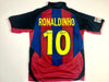 Barcelona 2003-04 10 Ronaldinho home shirt size M