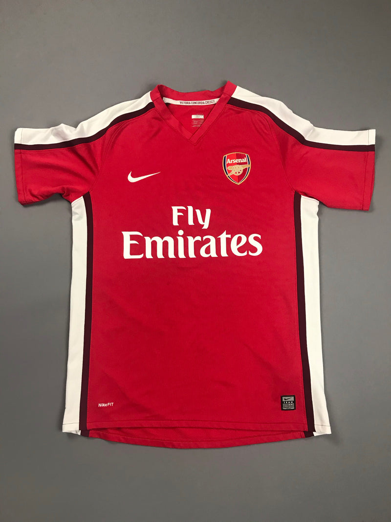 Arsenal 2008-2010 No.4 Febregas Home Shirt size M
