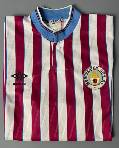 Manchester City 1988-90 away shirt size M (Mint condition)