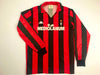 AC Milan 1989/90 long sleeved Home shirt size L