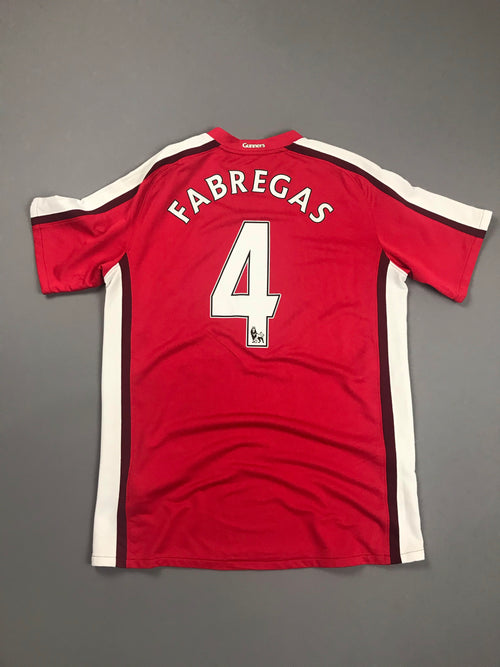 Arsenal 2008-2010 No.4 Febregas Home Shirt size M
