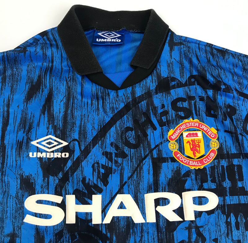 Manchester United 1992/93 away shirt size XL